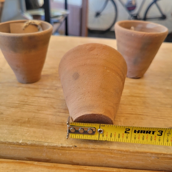 Mini clay vases- SPRING FUN!! Set of 4 - Picture 13 of 13